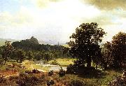Albert Bierstadt Day-s_Beginning Spain oil painting artist